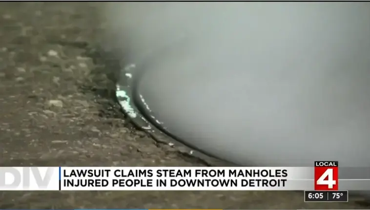 Lawsuit targets companies after multiple victims injured by steam from manhole covers in Detroit