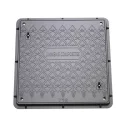 Square Manhole Covers 550x550 mm Plastic Inspection Cover 12.5 Ton