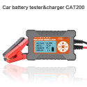 2-120Ah/12V3A Smart Car Battery Tester&Charger CAT-200