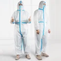 REDESS Disposable Isolation Coveralls Non-Porous Clothing Uniforms Anti-Dust Protective Clothing
