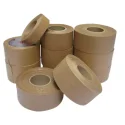 Kraft Paper Packing Tape Writable kraft paper tape, degradable, hand-tearable, framed, masking, high-viscosity, water-free, high-temperature resistant packaging and sealing tape