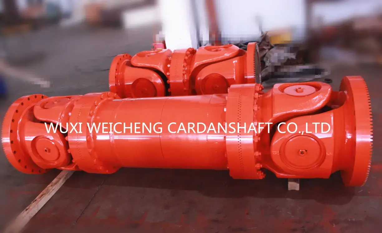 Cardan shaft transported to large domestic iron and steel plant