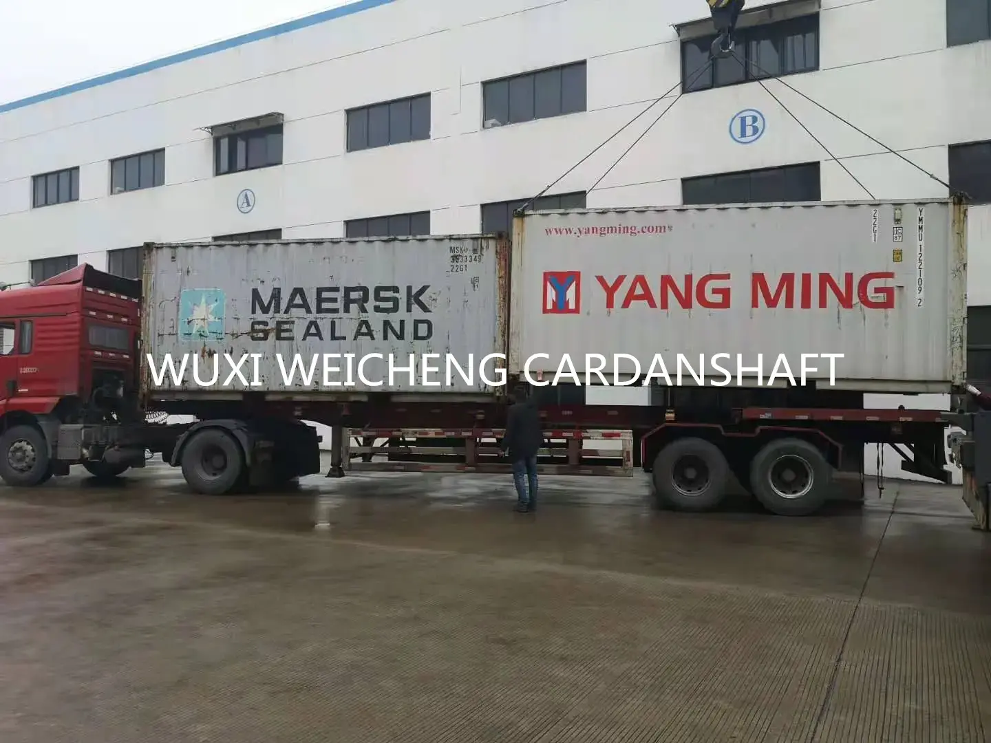 The container full of our cardan shafts has been successfully delivered to Saudi customer