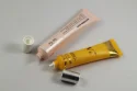 30ml eye cream tube with nozzle applicator and stand up metal shelled ca