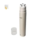 Dia 40mm plastic cosmetic packaging tube with five metal roll on balls