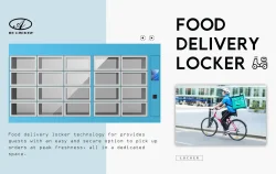How big is the business opportunity of the food delivery locker?