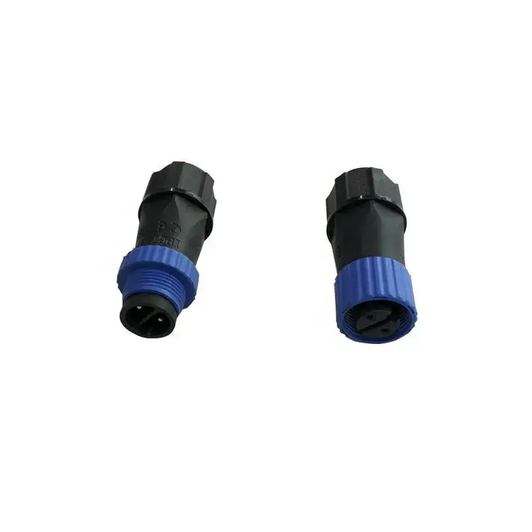 2-pin Female & Male Terminal M15 Waterproof Connector