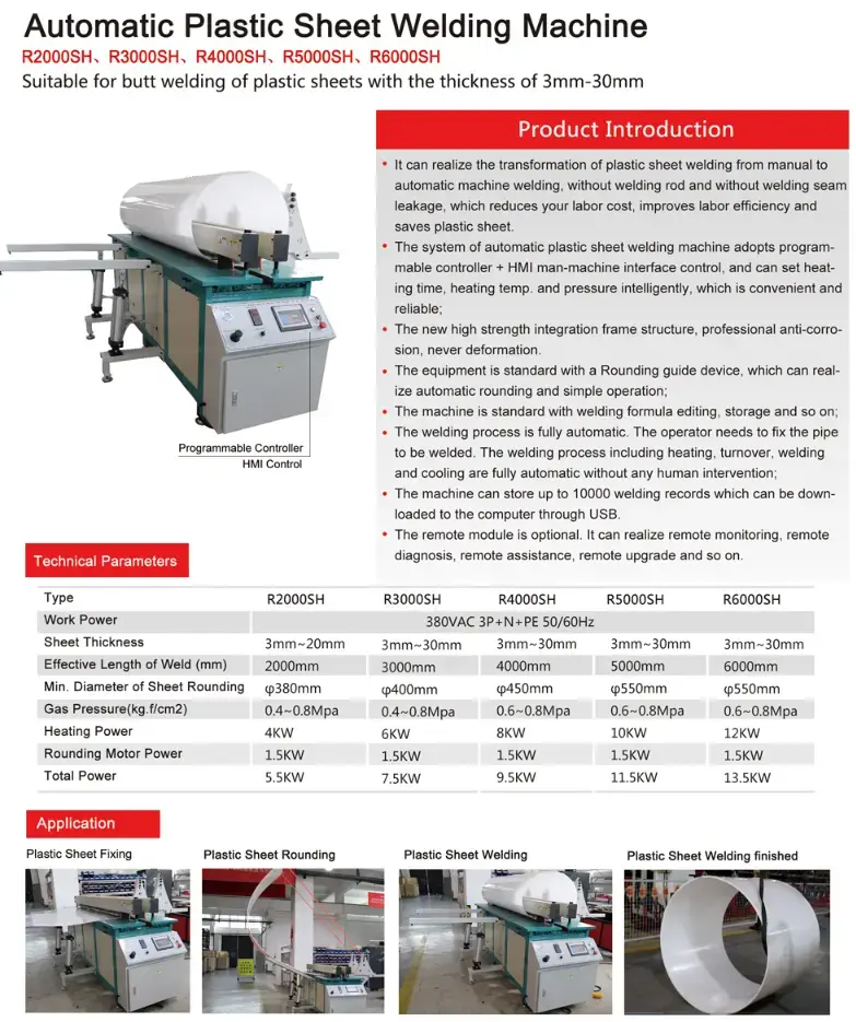 Automatic Plastic Sheet Welding Machine