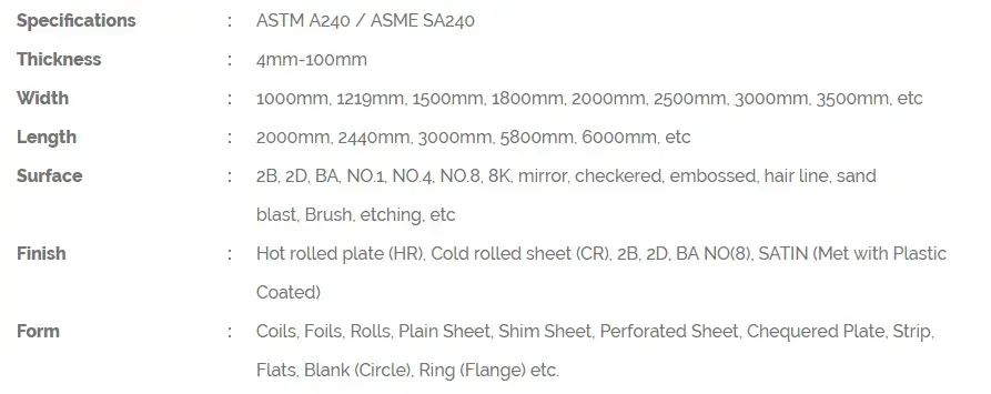 304 Stainless Steel Sheet / Plate / Coil