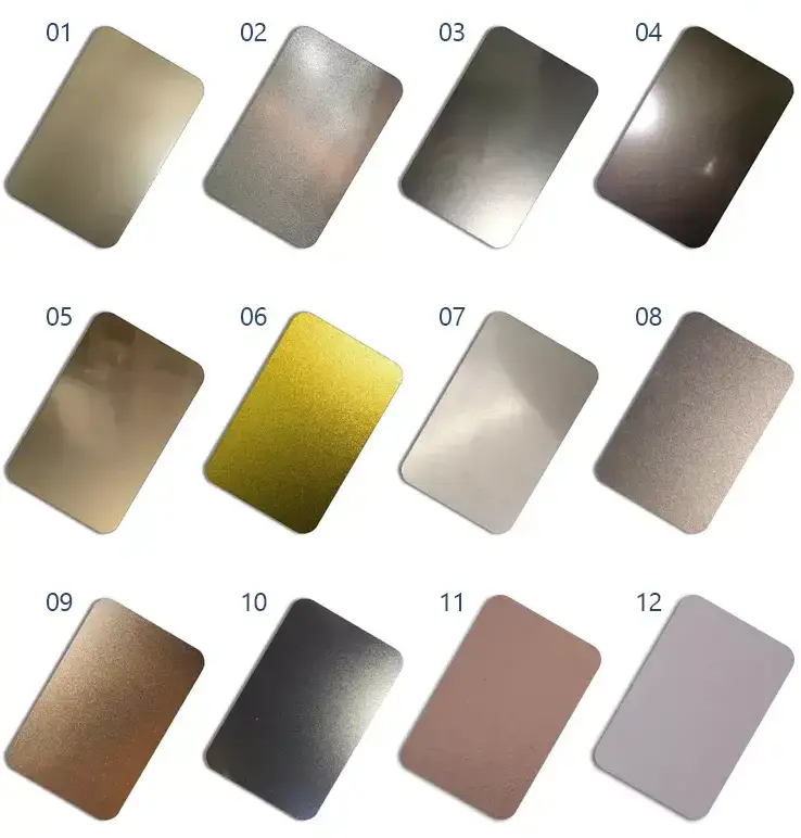 gold Color Coated Decorative hl Stainless Steel Sheet