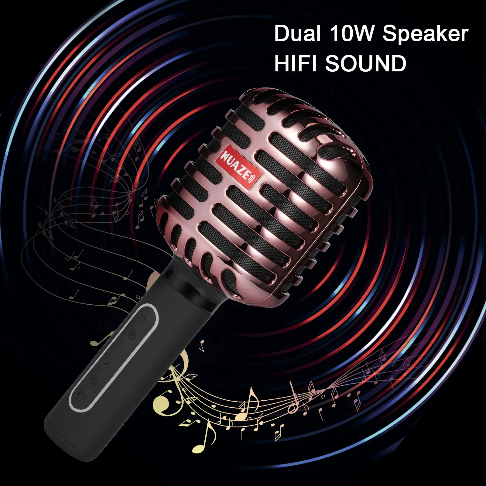 portable speaker with microphone, portable microphones