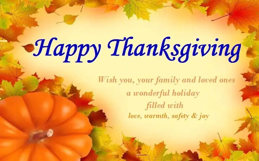 Happy Thanksgiving and THANK YOU!