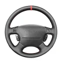 For Acura Legend Coupe 1992-2004 Hand Stitching Custom Leather Suede Steering Wheel Cover