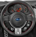 For Subaru BRZ 2012- 2015 Hand Sewing Steering Wheel Cover (2)