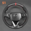Steering Wheel Cover For Vauxhall Astra K Corsa E Crossland Grandland X Insignia Karl Zafira