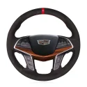 For Cadillac CT6 2016 2017 2018 / XT5 2016 2017 2018 Car Interior Accessories Custom Hand Stitching Steering Wheel Cover