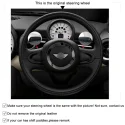 For BMW Mini R56R57 Clubman Clubvan Convertible Countryman Coupe Paceman Roadster 2012-2015 Steering Wheel Cover