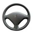 For Peugeot 307 2001-2008 Leather Car Steering Wheel Cover 
