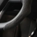 Universal alcantara steering wheel cover