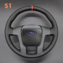 DIY Stitching Steering Wheel Covers for Ford Ranger 2012-2016