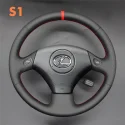 DIY Stitching Steering Wheel Covers for Lexus GS300 GS430 2000-2005