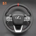 DIY Stitching Steering Wheel Covers for Lexus RX350 NX350 2022-2024