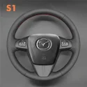 DIY Stitching Steering Wheel Covers for Mazda BT-50 2012-2020