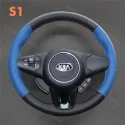 DIY Stitching Steering Wheel Covers for Kia Carens 3 Rondo 3