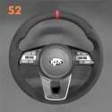 DIY Stitching Steering Wheel Covers for Kia Forte Seltos Optima 2019-2022