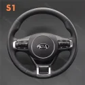 DIY Stitching Steering Wheel Covers for Kia K5 2021-2023