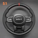 DIY Stitching Steering Wheel Covers for Kia Sorento 2020