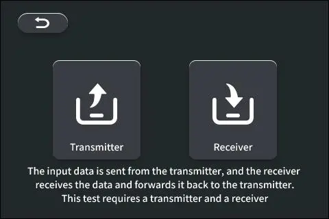 Transmit-Receive Data Function Test