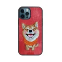 iPhone12 Cute Dog Phone Case - Animal Embroidery - 360° Protection