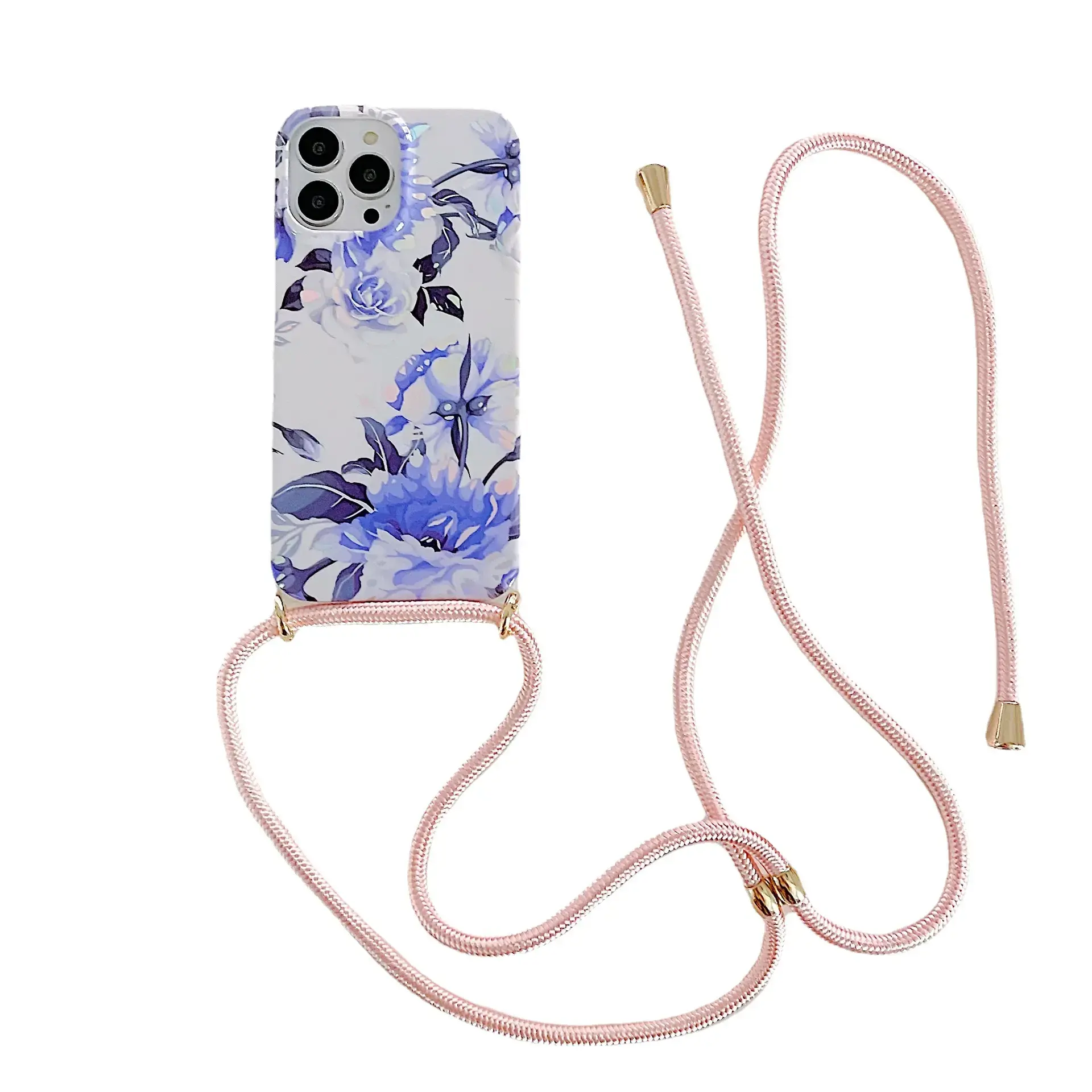 Luxury Liquid Silicone Chain Necklace Phone Case with Lanyard Crossbody  Neck Strap For iPhone 13 Pro Max 12 Pro 11 XS MAX XR XS X IPhone 8 7 Plus 6  6s Plus