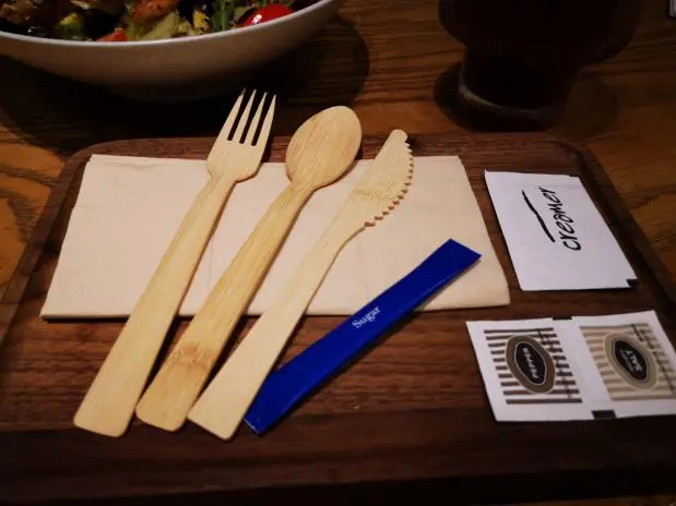 Affordable Disposable Wooden Knife For In/Outdoor Use By EcoBifrost