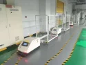 Rear - towed AGV mobile robot