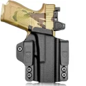 WARRIORLAND IWB & OWB Convertible kydex Holster with Optic Cut for Glock 19/19X/44/45 Gen 3-5 & Glock 23/32 Gen 3-4
