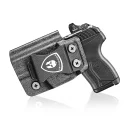 WARRIORLAND Ruger LCP MAX Holster IWB Kydex Holster Optics Cut: Ruger LCP Max .380 Pistol, Inside Waistband Appendix Carry MAX .380 Holster