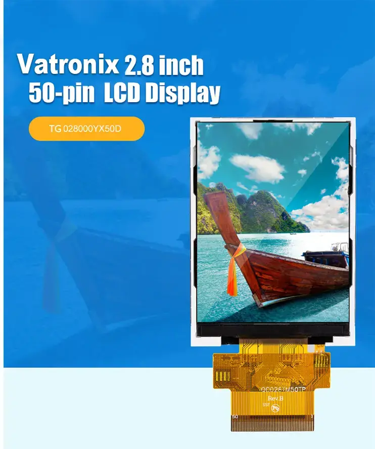 TG028000YX50D -2.8 inch small TFT touch screen display