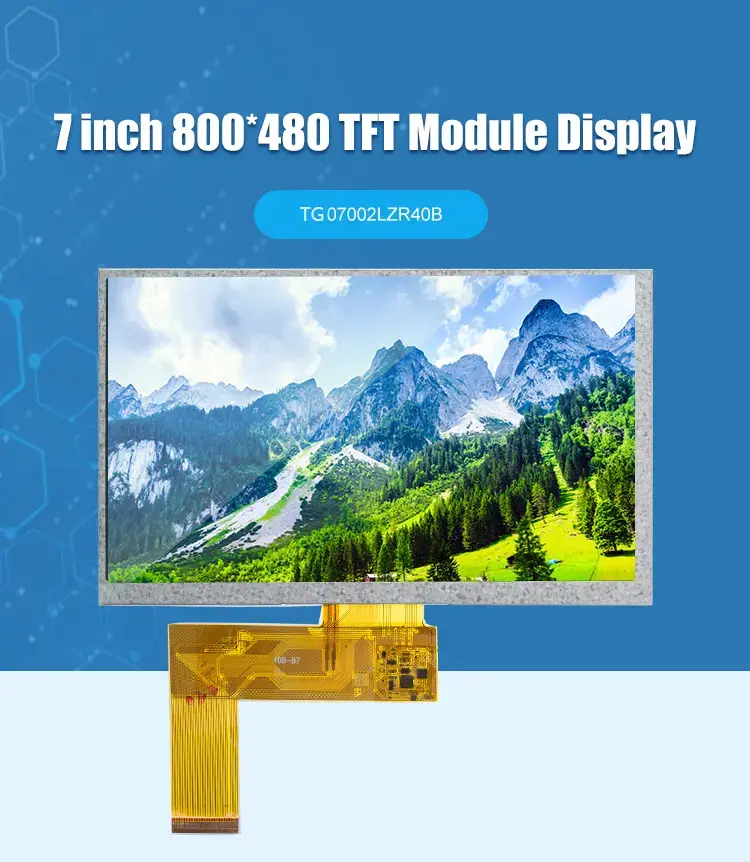 TG07002LZR40B -7 inch TFT LCD screen