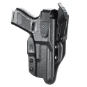 WARRIORLAND Glock 19 Duty Holster Nivel II Retención con protector de gancho y capucha giratoria