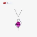 Sapphire Necklace-Rose Red