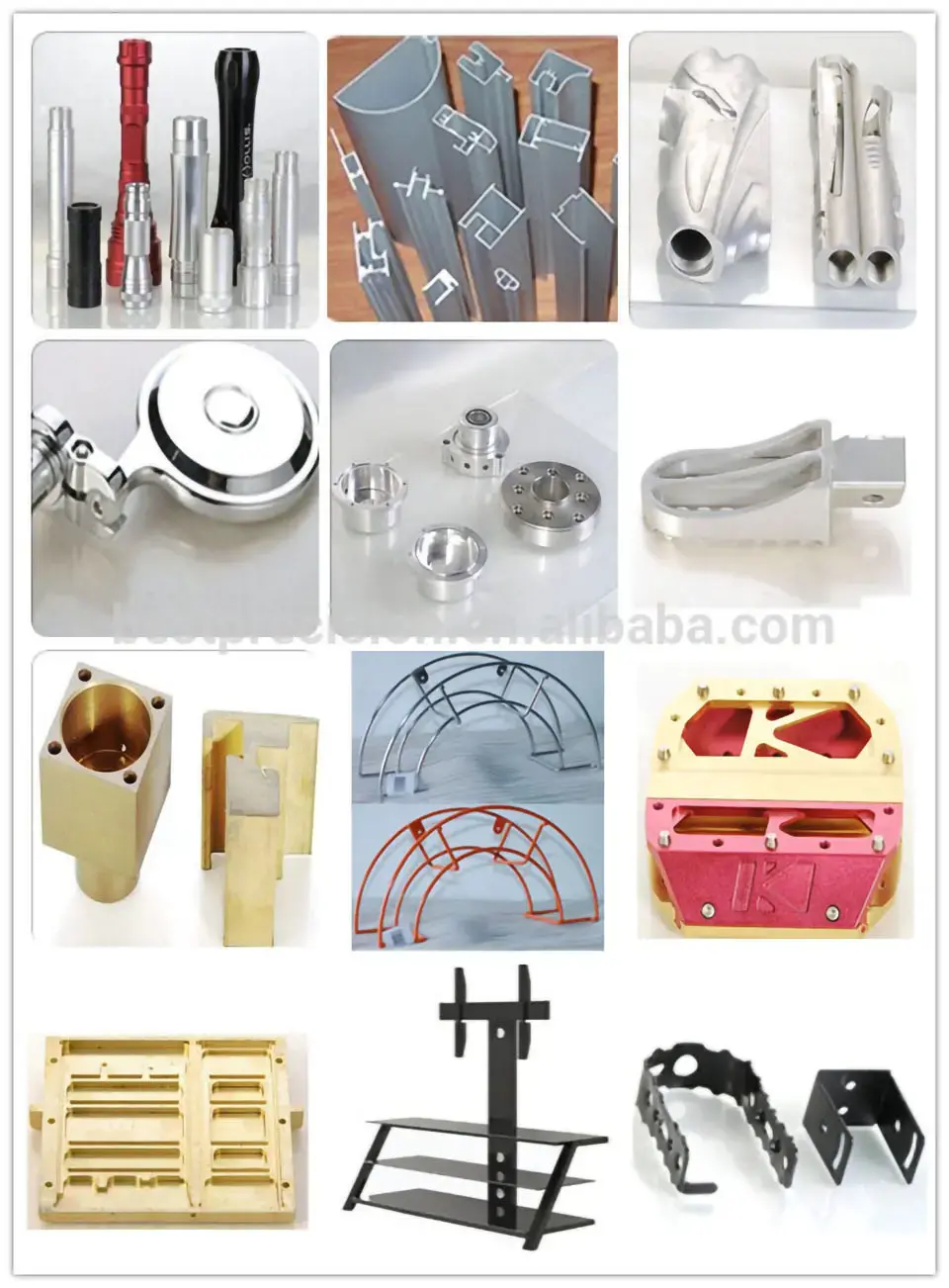 Customized Aluminum Machined Metal Parts CNC Turning Steel Parts