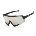 Customize black mirrored baseball sunglasses
