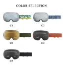 Interchangeable spherical ski goggles UV protection05