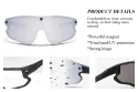 Magnetic easily interchange sport sunglasses04