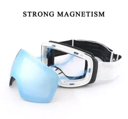 High-quality mirrored ski goggles womens