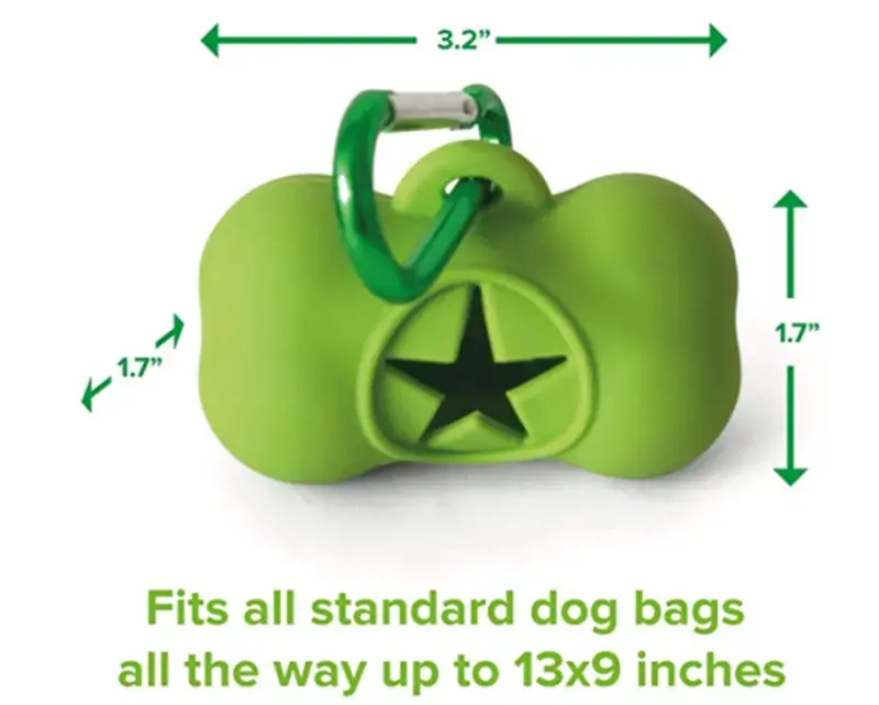 Eco-Friendly Silicone Dog Garbage Bag Dispenser