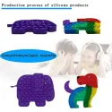 Process of making silicone molds and custom molded silicone parts