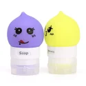 37 ML Cute Cartoon Small Bottles Empty Travel Silicone lotion bottle Leak Proof Refillable Travel Containers Liquid Soap, Lotion